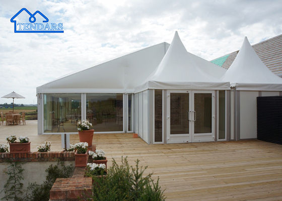 Tenda impermeabile per feste con gazebo con tettoia a pagoda in PVC per eventi all'aperto