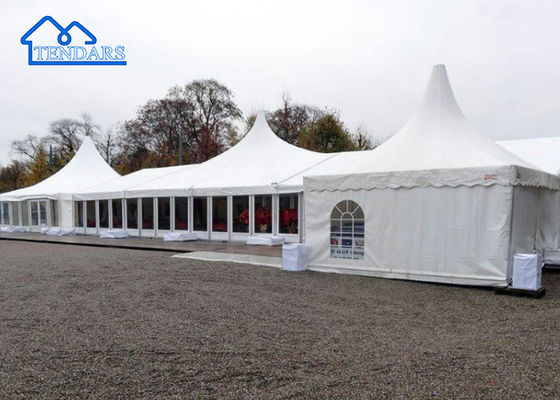 Tenda da matrimonio con tenda pagoda mobile personalizzata antipioggia al 100% ad alto picco