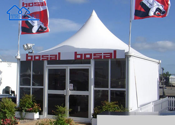 UV-resistente / ignifughi / impermeabili Custom Nuovo PVC In alluminio Marco Marquee Vetro Marquee Tenda in vendita