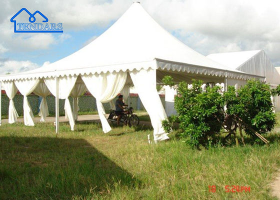 Tenda di festa a misura di tessuto in PVC, telaio in lega di alluminio, baldacchino impermeabile