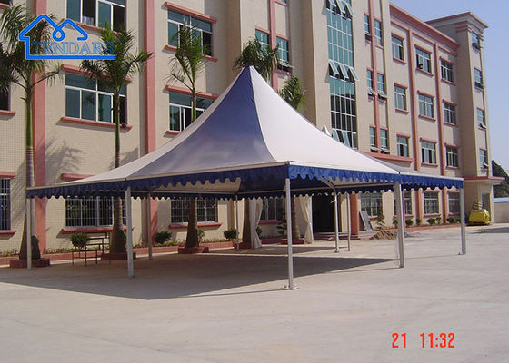 Baldacchino per fiere di nozze per feste con struttura in lega di alluminio per esterni in tessuto personalizzato ad alto contenuto di PVC