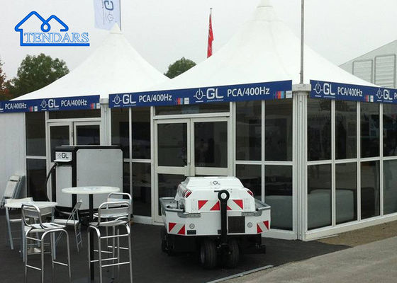 Tenda di pagoda in alluminio resistente alle lacrime per eventi