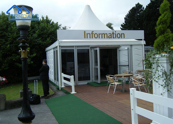 Colore personalizzato In PVC In alluminio Marco Marquee Pagode Tenda Neve Carico 75kg/mq