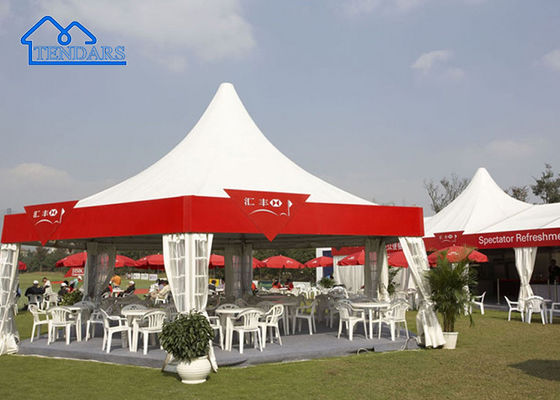 Tenda di pagoda in alluminio personalizzata all' esterno portatile grande tetto di tetto di pagoda