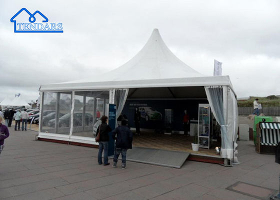 Moderna tenda esterna trasparente, trasparente, impermeabile, UV resistente
