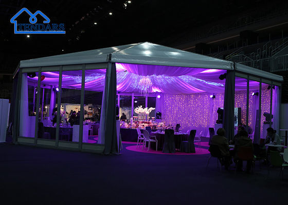 Tenda da matrimonio di lusso In legno di alluminio per feste