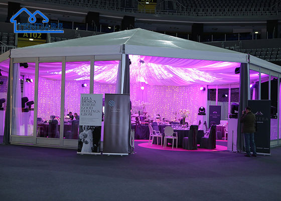 6m all'aperto in alluminio alto picco tenda pagoda in vendita per evento all'aperto festa di nozze Mostra