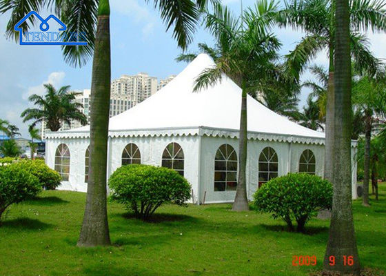 Struttura in lega di alluminio 5x5 Canopy Pvc Bianco Esterno Marquee Tenda Pagoda UV resistente