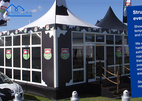 Tenda di fiera personalizzata PVC impermeabile doppio telaio Mostre Feste Tenda