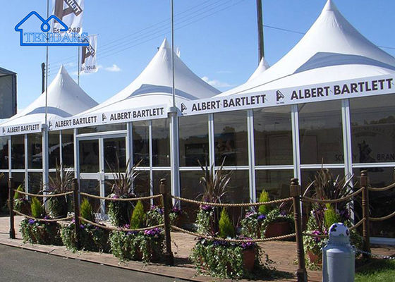 Facile da usare, Custom Aluminum Glass Pagoda Canopy Tent Frame Per Ristorante E Festa