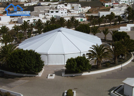 Facile da installare bellissime tende da sposa, bianca PVC Event Trade Show Tent per magazzino