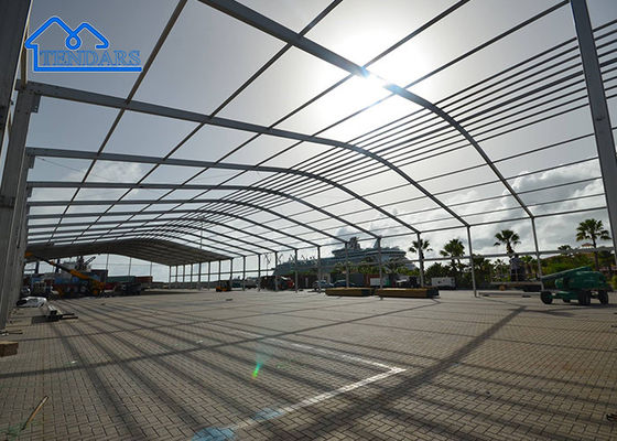Grande lusso Arco Curve Design In alluminio Cornice Trasparente Tenda Marquee Per 300 500 1000 Persone