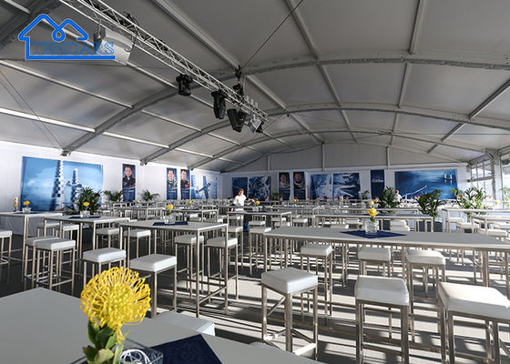 Tenda curva per mostre all'aperto, pubblicità all'aperto, fiera, matrimonio...