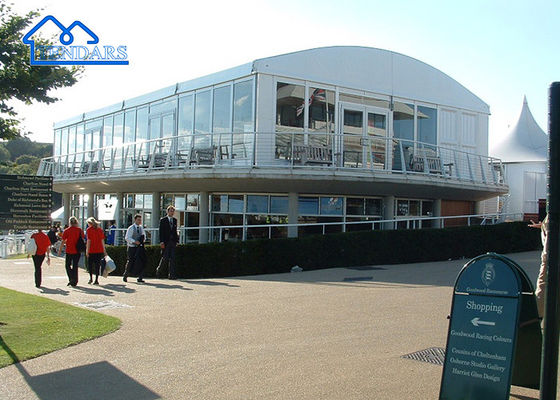 Sport Hospitality Suite Aluminio Double Decker Lounge Arcum Tent Tenda impermeabile