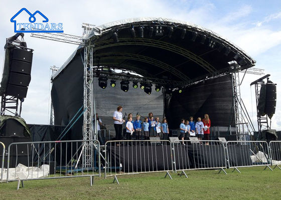 Dimensioni tagliate di alluminio all'aperto e all'interno di grattacielo pesante Stand Dj Light Stage Lighting Truss