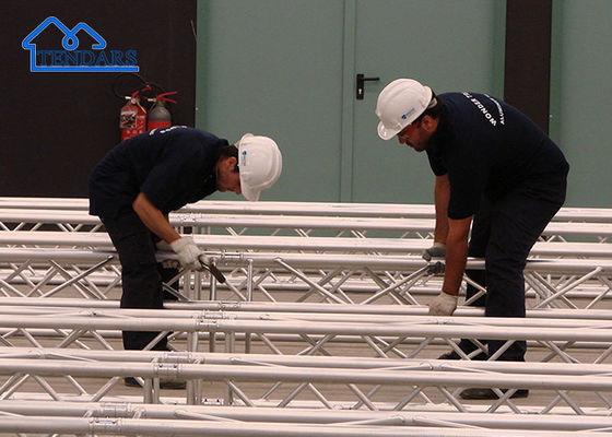 Struttura Staging Booth Design,Custom Aluminum Stage Frame Truss per l'esposizione fieristica