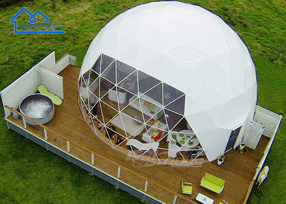 Tenda Glamping Hotel Luxury con copertura del tetto in PVC Tende Eco Luxury Marittime