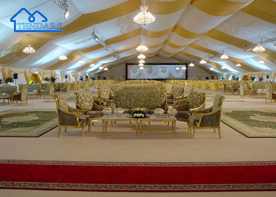 Tenda da festa in satin tessuto soffitto rivestimento del tetto per il matrimonio evento in vendita