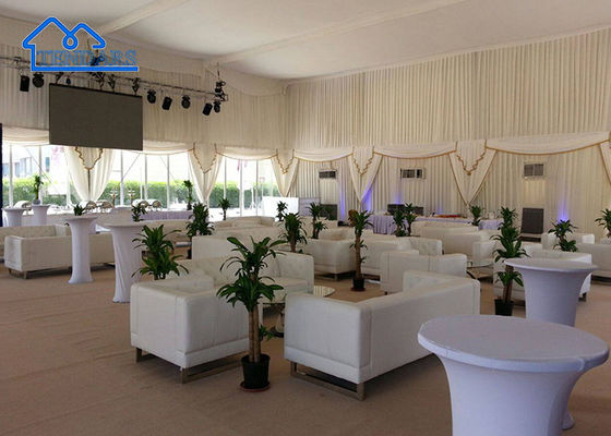 Decorazioni per tutto l'accesso all'aperto Tenda nuziale in alluminio di lusso trasparente per feste, matrimoni, chiese, mostre