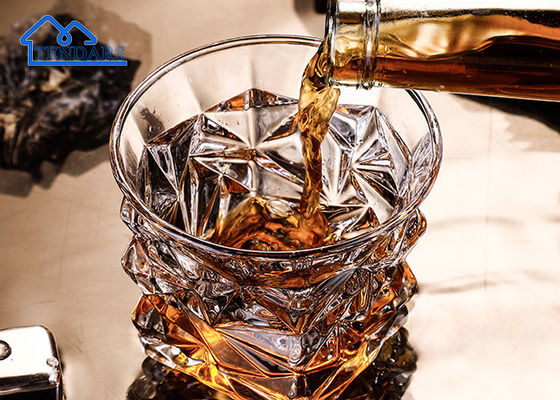 Bicchieri di liquore a cristallo senza piombo, trasparenti per bere, bicchiere di whisky creativi