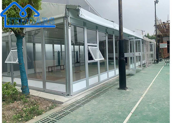 6061/T6 in alluminio 12x15m Tenda Marquee Heavy Duty Canopy ignifuge per luoghi esterni