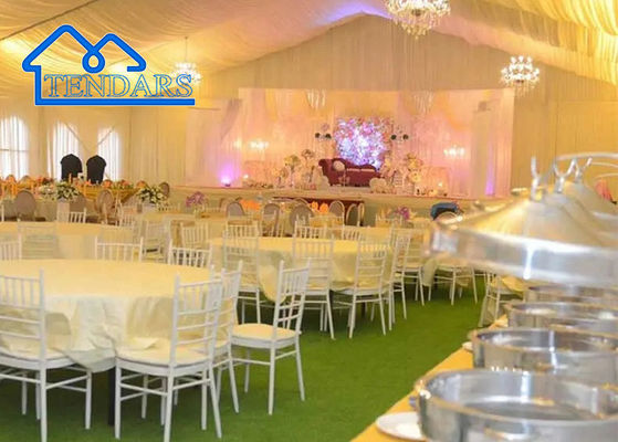 Tenda per tendone per matrimoni con capacità di 1000 persone, evento per feste, ignifugo DIN4102, grande struttura per eventi all'aperto