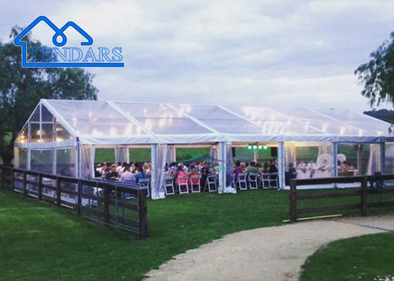 Grande tenda da sposa all'aperto 30m per feste Tenda da cerimonia di matrimonio all'aperto resistente agli UV