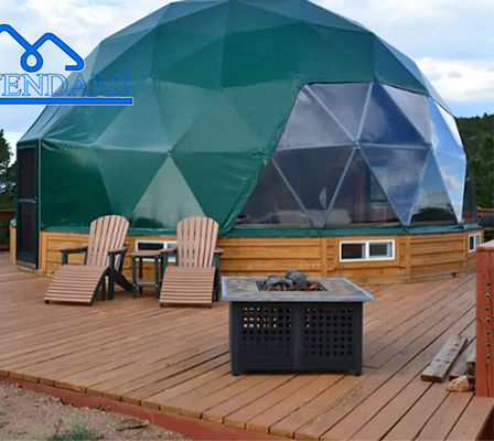 Cornice in lega di alluminio giardino Igloo Hotel Geodesica vetro cupola tende Glamping