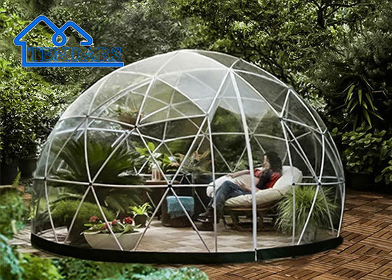 50m di diametro tenda di esposizione commerciale all'aperto grande cupola tenda casa di PVC tessuto geodesica cupola tenda