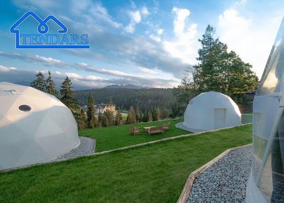 Protezione commerciale Tenda a cupola igloo UV in PVC combinata per attività all'aperto