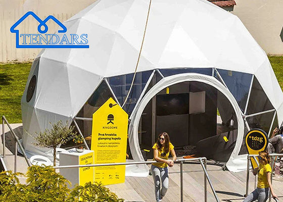 Tenda a cupola commerciale resistente ai raggi UV per ristoranti