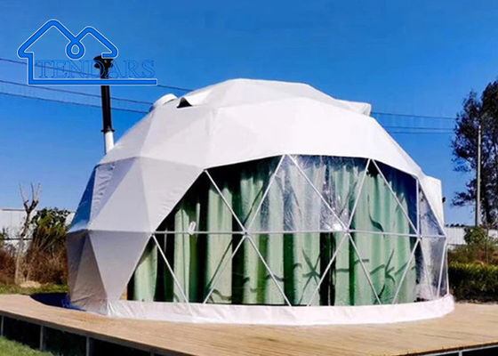 Eco-Friendly Comodo Servizi personalizzati Glamping Hotel Geodesic Dome Tent in vendita