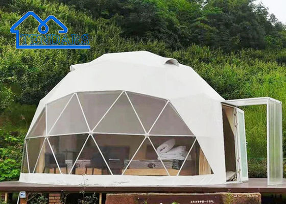 Tenda a cupola geodetica ovale per tenda da campeggio trasparente impermeabile personalizzata accettata a caldo