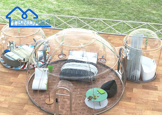 Dimensioni personalizzate resistenti agli UV impermeabili e ignifughi Luxury Glamping Hotel Tent in vendita