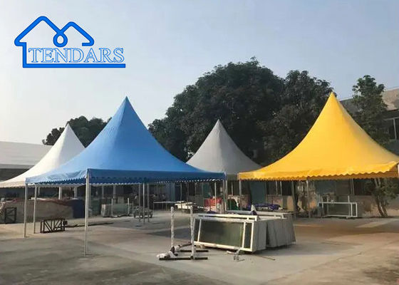 Tenda di pagoda in alluminio su misura con tetto impermeabile e rivestimento in PVC per mostre, feste di nozze.