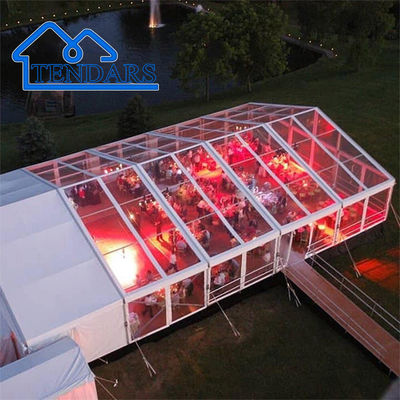 Luxury Clear Span Party Marquee Tents PVC Wedding Event Transparency Tent Canopy di compleanno