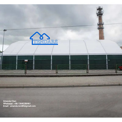 Bello Designer Tenda trasparente esterna Arco Sala sportiva Tenda con rivestimento del tetto