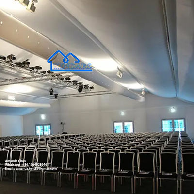Elegante funzione all'aperto Catering Tenda per tendone per matrimoni Pareti laterali in PVC Struttura per tettoia per eventi