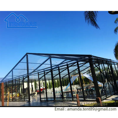 4x4m Cornice di lega rinforzata Tenda di festa Marquee Canopy in PVC resistente al vento e ignifuge per ricevimenti di cocktail