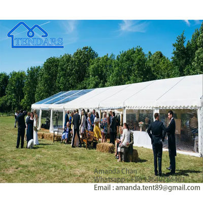 Tende per feste di compleanno a largo raggio impermeabili in PVC in lega di alluminio Cornice compatta Canopy struttura