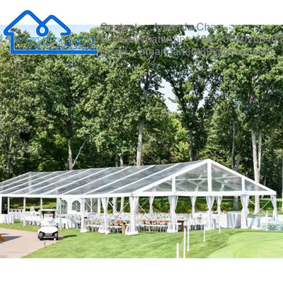 Tenda in lega di alluminio di dimensione personalizzata impermeabile trasparente all'aperto del PVC per nozze, tenda della tenda foranea di evento del partito