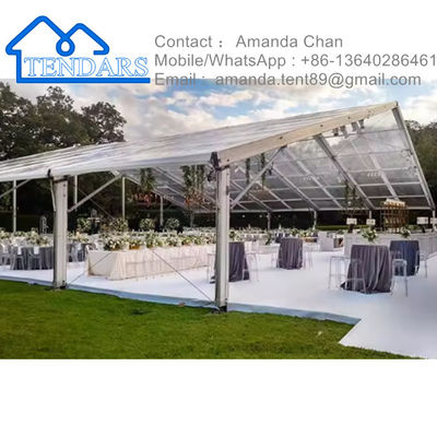 Tenda per tendone per eventi per feste trasparenti all'aperto di facile installazione per attività all'aperto