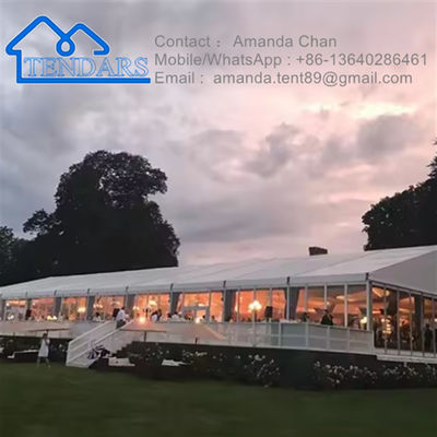 Tenda di alluminio bianca della tenda foranea di evento di dimensione su misura della tenda all'aperto popolare di mostra del partito per