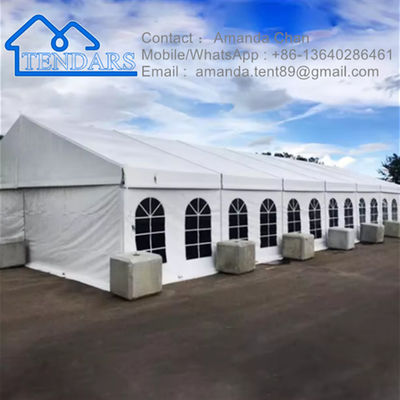 Tenda di festa di nozze in chiesa bianca resistente per hotel/eventi all'aperto/esposizioni ecc.