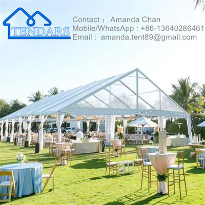 Tenda per tendone per eventi all'aperto con struttura in alluminio personalizzata con decorazione per tenda per tendone per eventi