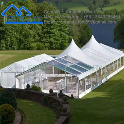 Tenda per tendoni per eventi in alluminio di grandi dimensioni, tenda per eventi trasparente per feste, matrimoni, attività all'aperto