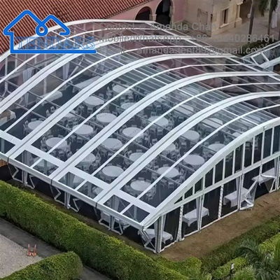 Prezzo di fabbrica Esterno Nuovo matrimonio personalizzato Tenda di festa di nozze trasparente in vendita