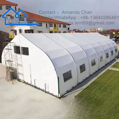 Struttura in alluminio impermeabile e ignifondabile personalizzata Tenda di stoccaggio a baldacchino grande per magazzino all'aperto