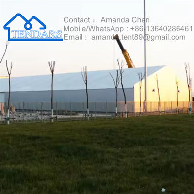 Tenda di stoccaggio di alluminio impermeabile a forma di marciapiede Tenda grande all'aperto