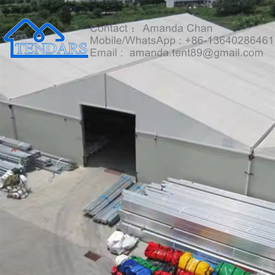 Dimensioni personalizzate struttura di alluminio impermeabile tenda di magazzino tenda di stoccaggio di tela industriale